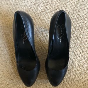 Jessica Simpson platform heels black size 10